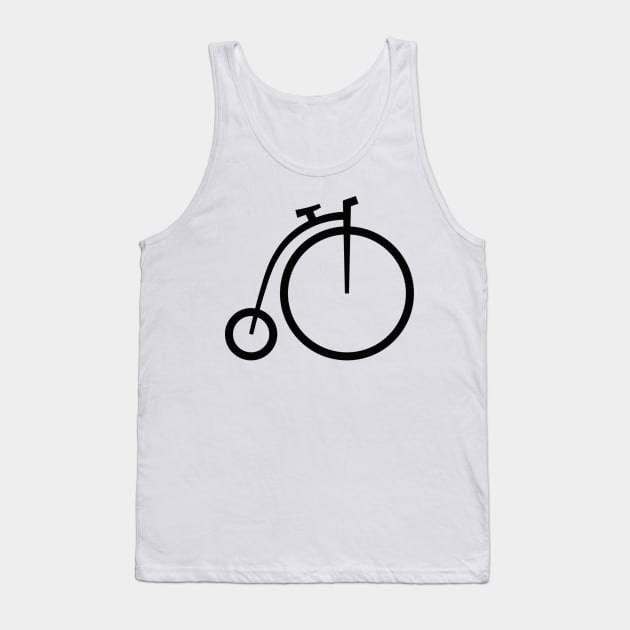 Penny Farthing Bike Tank Top by Radradrad